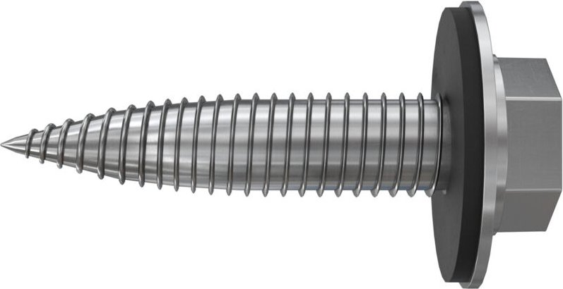 fischer Bohrschraube 6,0 x 25 mm EPDM A2 nicht rostender Stahl A2 100 Stk