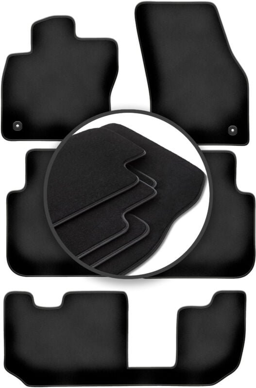 Premium-Fußmatten für: Skoda Kodiaq 7-Sitzer (2016-)