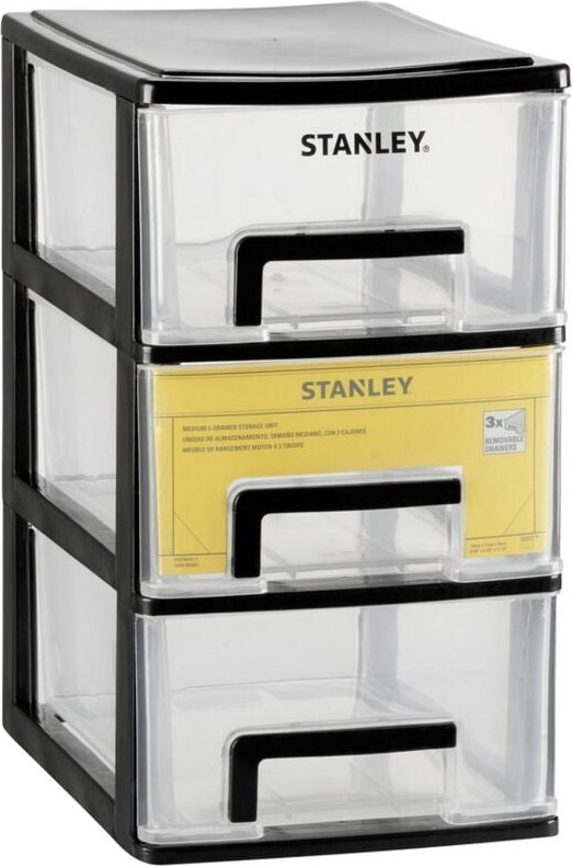Home Organizer 3 Schubladen Medium - Stanley