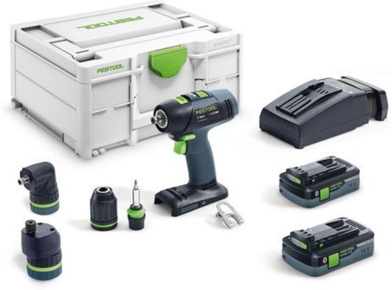 Akku-Bohrschrauber t 18+3 hpc 4.0 I-Set Festool 576989