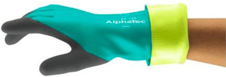 58735070 AlphaTec® Chemiekalienhandschuh Größe (Handschuhe): 7 en 388:2016, en 407:2020, en - Ansell