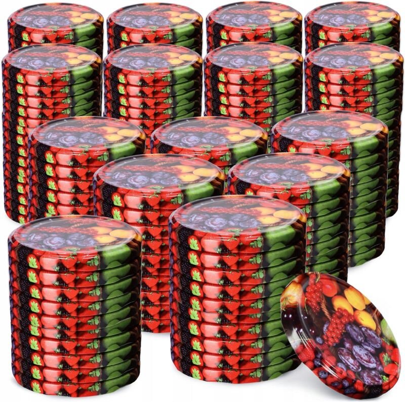 200x Glasdeckel Fi 66, Kappen für Gläser, Deckel, Konserven - Kadax