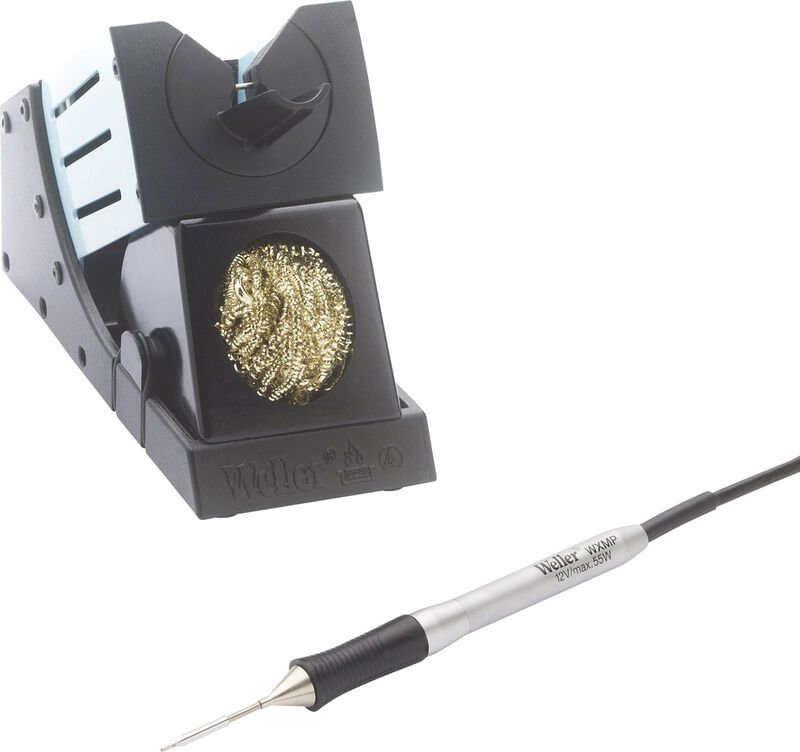 Wxmp Lötkolben-Set 12 v 40 w Meißelform +100 - +450 °c inkl. Ablage, inkl. Lötspitze - Weller