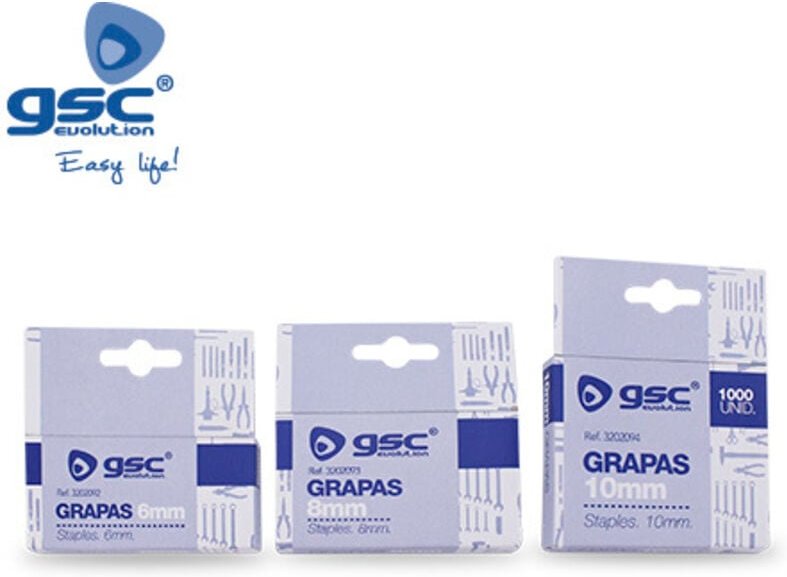 Schachtel mit 1000 Heftklammern 8 mm GSC 003202093