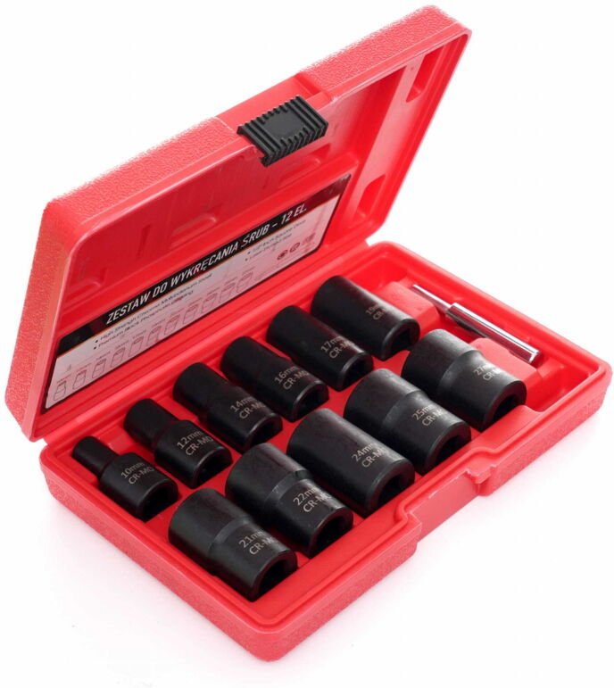 Steckschlüsseleinsätze für Maschinenschrauben, 12 Stück, KD11792