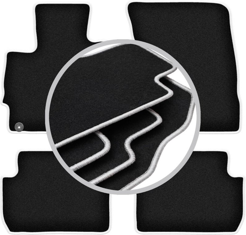 CARLUX-SILVER Autofußmatten für: Mitsubishi Eclipse Cross SUV (2017-)