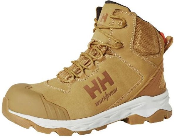 Thumbnail - Hohe Sicherheitsschuhe oxford mid Honig S3 hro src - Größe 45 - 78403724