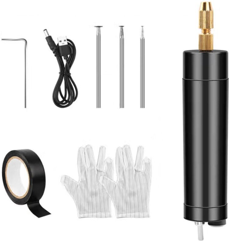 Thumbnail - Dc 5 v Tragbare Elektrische Bohrmaschinen Handheld usb Bohrer mit 3 stück Bits für pcb 2 bis 2,5mm Handwerk Bohrfutter W...