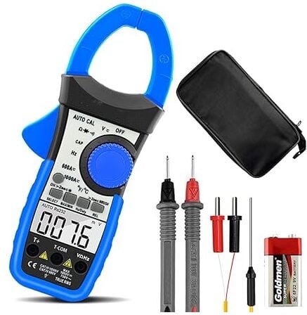 Dolaso - HP-870N DC-Stromzangenmessgerät, 6000 Zählungen, digitales Multimeter, automatische Bereichswahl, elektrischer ...