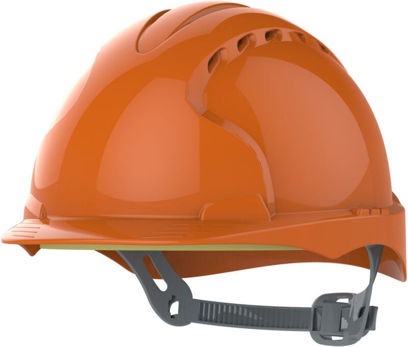 Arbeitsschutzhelm mit Belüftung Glissière EVO2 Comfort Plus Orange