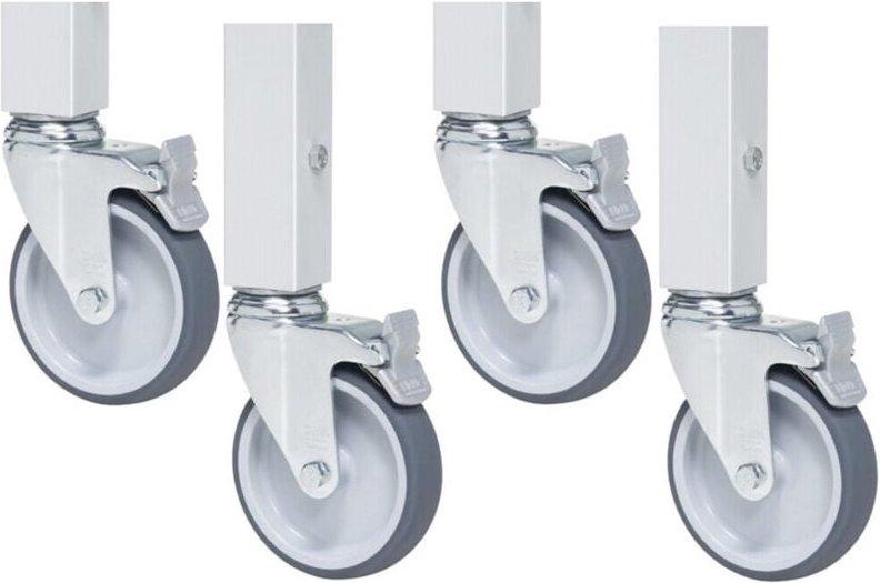 RAU - Rollensatz 4 Lenkrollen