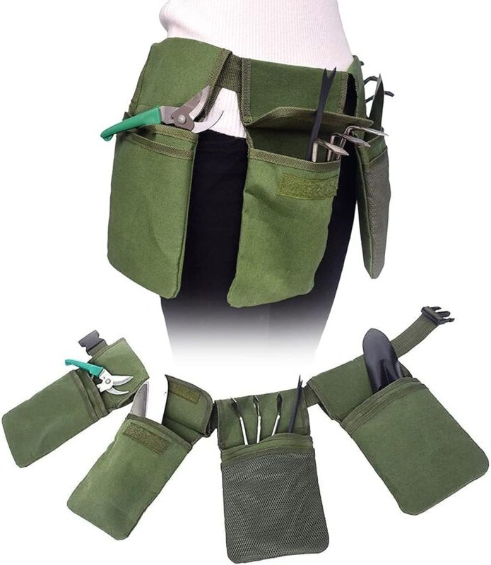 Aufbewahrungstasche für Gartengeräte – Gartengeschenke für Frauen, robuste Tragetasche für Gartengeräte, Werkzeugset, dr...
