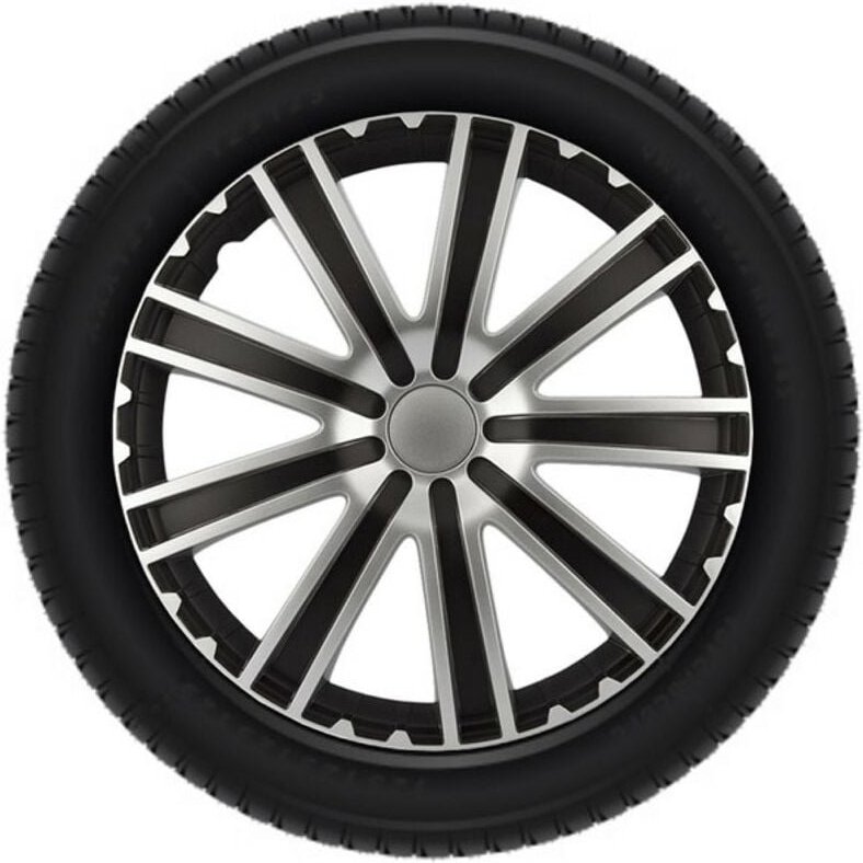 Radkappen-Satz - 15 Zoll - Toro - Schwarz-Silber