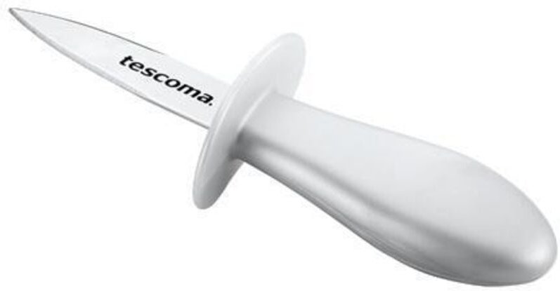 Austernöffner-Messer Presto Seafood Farbe Weiß hergestellt aus hochwertigem Edelstahl und widerstandsfähigem Kunststoff ...