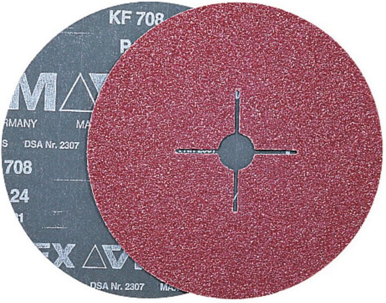 Thumbnail - VSM Fiberscheibe KF 708 Halbedelkorund (A),Ø 125 mm, Körnung: 120