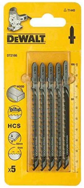 Dewalt - Stichsägeblatt hcs Holz 60 mm 5 Stk., Art.Nr. DT2166-QZ
