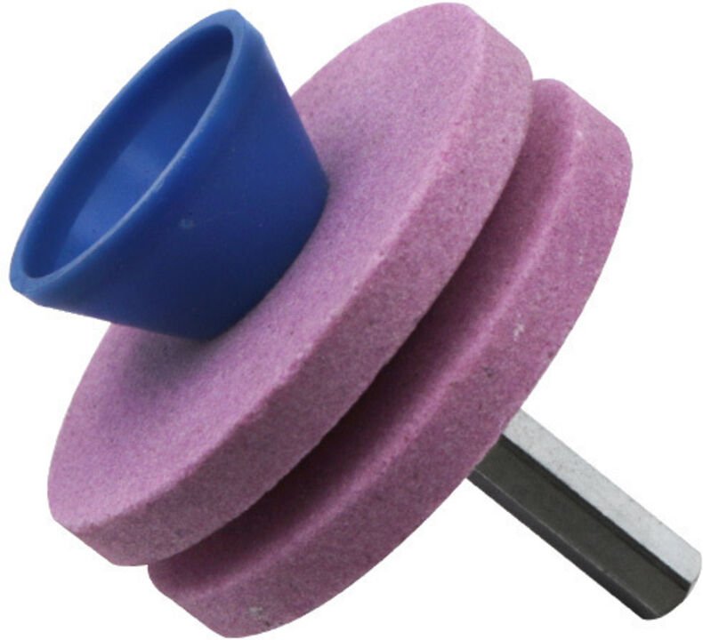 3-teiliger Rasenmähermesserschärfer, Gartengeräteschärfer, kompatibel mit elektrischen und handbetriebenen Bohrmaschinen...