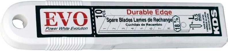 KDS - Ersatzklingenbox Evolution mit 18 mm Abbrechklingen ( 10 Stück )