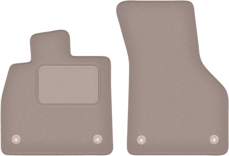 Beige Velours-Fußmatten für: Audi TT III Coupé (2015-)