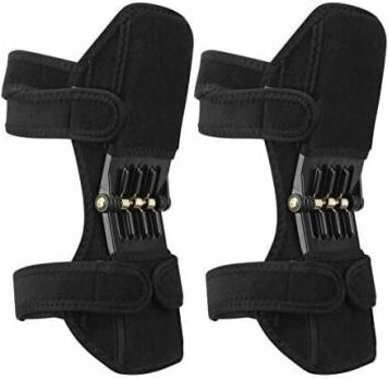 Federkraft-Knieschützer, leistungsstarke Kniegelenkunterstützung, rutschfester Beinschutz, Rückprall