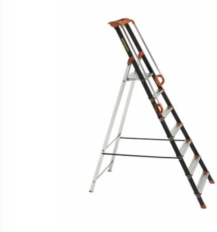 Alu-Stufen-Stehleiter Pro UP CENTAURE 7 Stufen gebördelt - Arbeitshöhe 3,41m - 239207