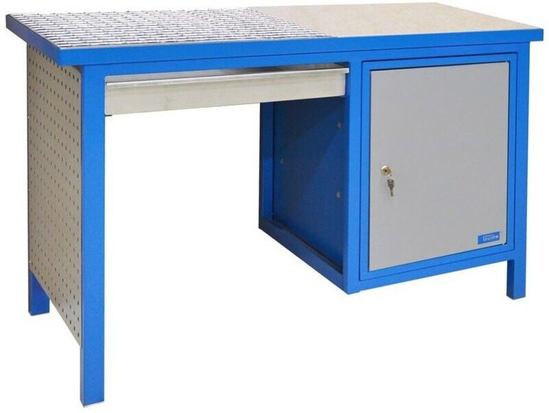 Güde - Schweißwerkbank sw 1200/600 Stahl 500 kg abschließbar Rost 120 x 60 cm