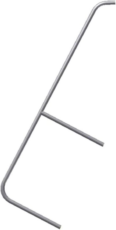 Zarges Handlauf 4-6 Stufen für Podesttreppe