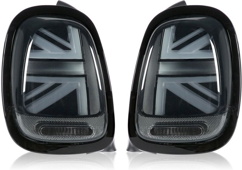 Thumbnail - Vland Voll-LED für jcw Union Jack Rücklichter, getöntes Glas mit sequentiellem Blinker, passend für F55 F56 F57 2014–202...
