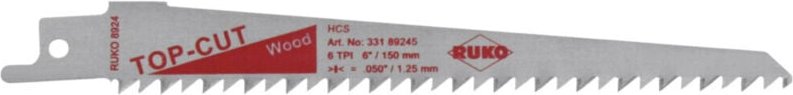 Ruko - 5x Säbelsägeblatt 8924 hcs geschränkt geschliffen - 33189245