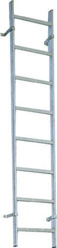 Zarges Schachtleiter 300mm lichte Breite 8 Sprossen Stahl verzinkt