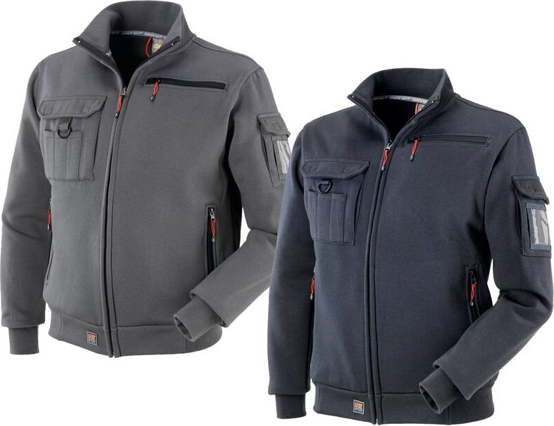 Neri Brez Arbeitssweatshirt mit mehreren Taschen - L - Blau