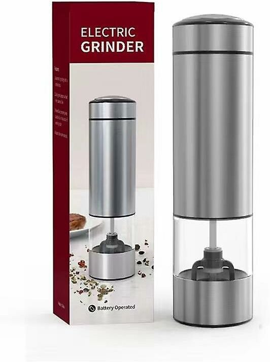 Woosien - Automatische Salz- und Pfeffermühle, elektrische Gewürzmühle zum Würzen, einstellbare Grobheit