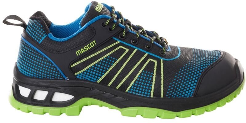 Footwear energy Sicherheitshalbschuh S1P esd src dguv Gr.41 schwarzblau/limonengrün - Mascot