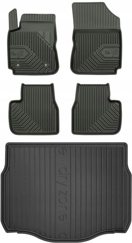Thumbnail - SET 77 Gummimatten und Abdeckung Citroen C4 Cactus 2014-2020