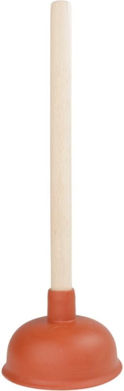 Ausgussreiniger 140mm mit Stiel rot