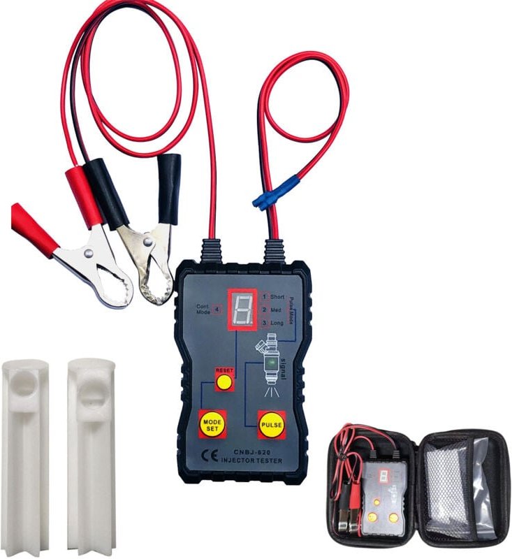 Einspritzdüsen-Tester und Adapter zur Diagnose und Reinigung von Einspritzdüsen, DIY-Reinigungswerkzeug-Set (Einspritzdü...