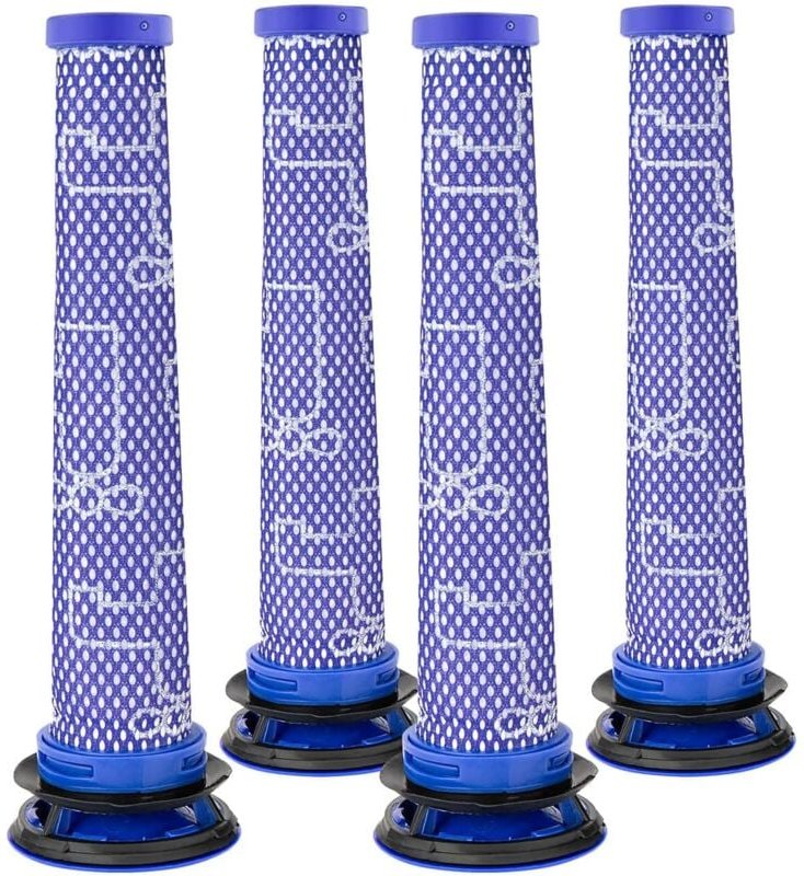 4er-Pack Filter, kompatibel mit Dyson V6-Filtern, Ersatz-V8-Filter für Dyson V7 V8 V6 SV09 DC58 DC59 DC61 DC62 Animal St...