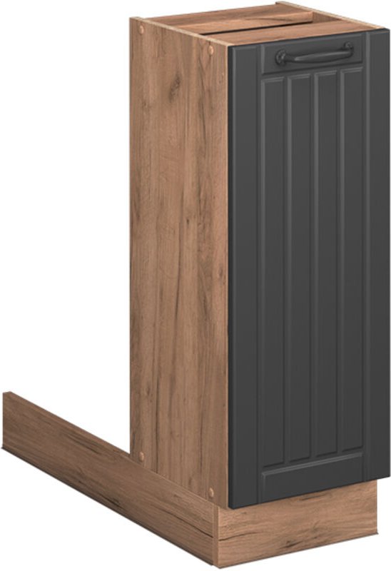 Thumbnail - Kücheninsel Fame-Line, Dunkelgrau, 30 cm ohne Arbeitsplatte, Vicco