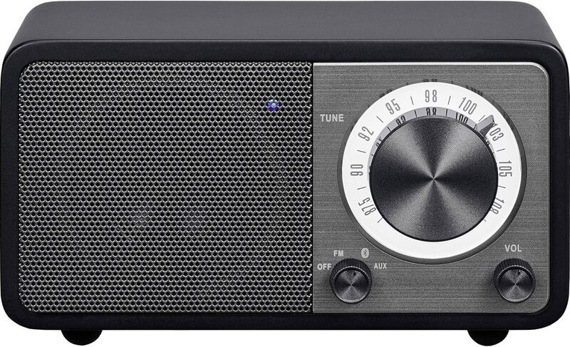 WR-7 Genuine Mini Tischradio ukw Bluetooth® wiederaufladbar Schwarz - Sangean