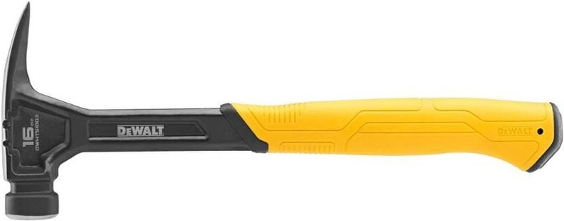 Werkzeuge - Stahlhammer 567 g, flache Klaue, glatte Schlagfläche DWHT51004-0 - Dewalt