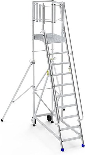 Matisère - Podestleiter - 7 Stufen - Maximale Arbeitshöhe. 3.75m - ER7SL-PG