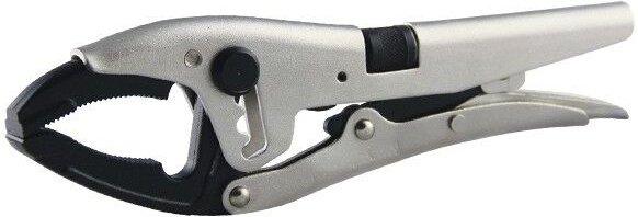 Französischer Lockenstab Griff gebogenes Maul, 250 mm Dogher 275F-011