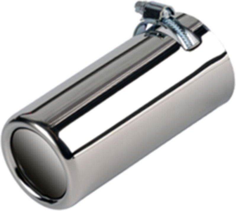 Edelstahl-Auspuffblende - rund - passend für 43-56 mm