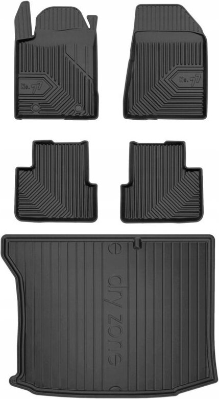 Thumbnail - SET 77 Fußmatten und Matten Fiat Bravo 2 Schrägheck 2007-2014 zs