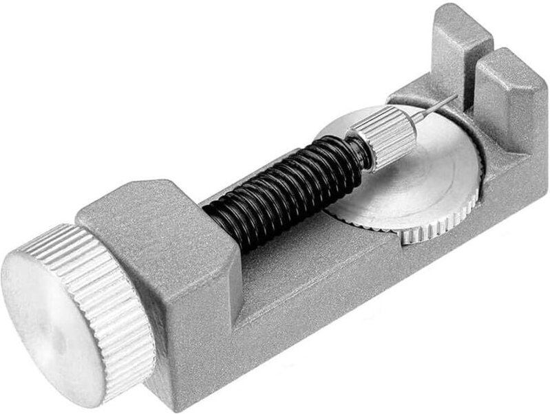 Lntyq - Kit d'outils de retrait de maillons de montre avec 3 broches supplémentaires pour ajuster et réparer les bracele...