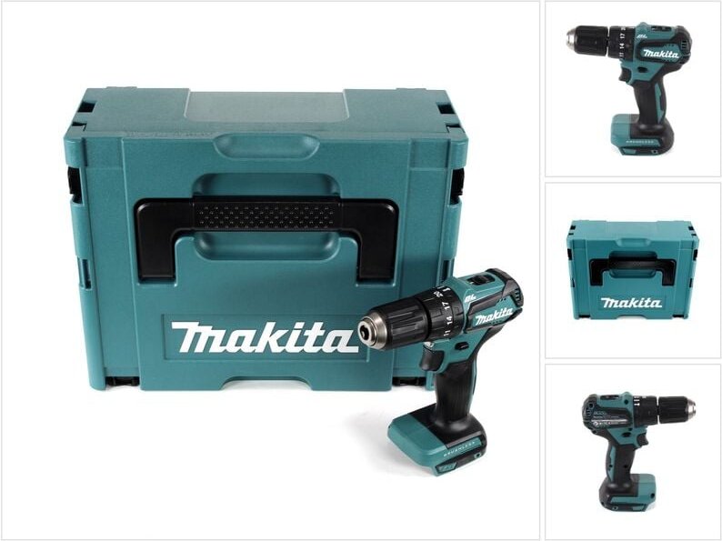 Dhp 483 zj Akku Schlagbohrschrauber 18V 40Nm Solo im Makpac - Makita