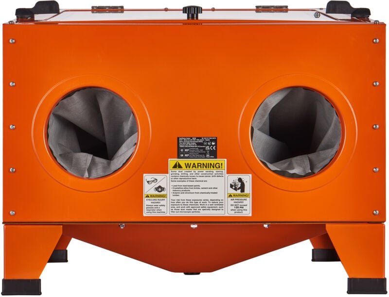 Mophorn - Sandstrahlkabine 25 Gallonen, tragbare Tisch-Sandstrahlkabine 40–120 psi, Hochleistungs-Sandstrahler aus Stahl...