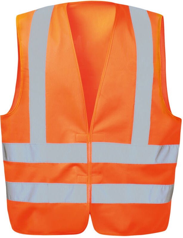 Karl Polyester-Warnweste mit Schulterreflex wica-tex®, Orange en iso 20471/2