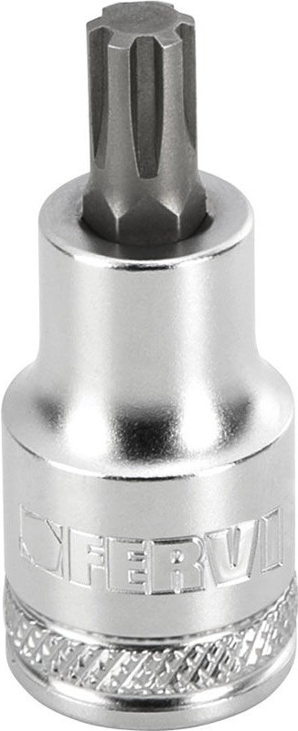 Steckschlussel mit M4 3/8 Rippeneinsatz Fervi bn434n004a