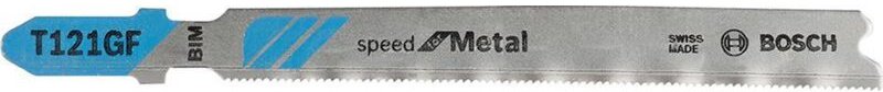 5 Stück Stichsägeblätter t 121 gf Speed for Metal Bosch